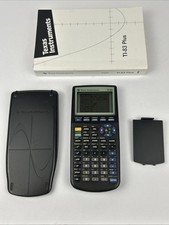 Texas Instruments TI-83 Graphing Calculator Tested Works Manual Included