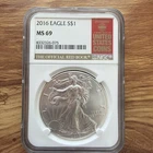 2016 1oz American Eagle MS69 NGC - 30th Anniversary - OFFICIAL RED BOOK LABEL 🔥