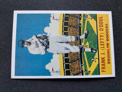 Lefty O'Doul #10 1933 DeLong card