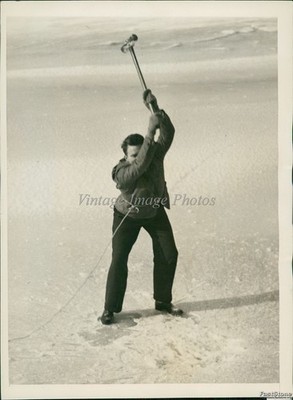 1940 Robert H Duncan Will Submerge In Ice To Train Rescuers Safety Photo 6x8