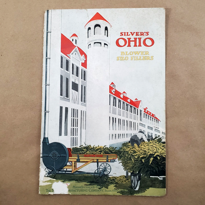 #ad Silver Manufacturing Co. Salem OH Silo Filler Brochure c1919 Farm Catalog $24.99