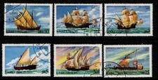 Sao Tome and Principe 1979 Sailing Ships Navigation Mi 598-603 Sc 534-39 Used