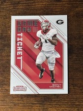 2018 Georgia Bulldogs Sony Michel Contenders Draft Picks GAME DAY TICKET RC #16
