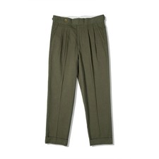 Red Tornado Vintage Men's Naples High Waist Trousers Retro Cotton Casual Pants