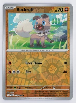Rockruff - PAL #116/193 SV02: Paldea Evolved Reverse Holo LP