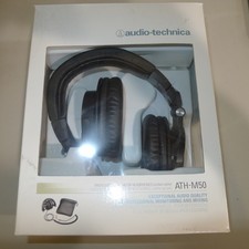 Audio Technica ATH-M50 Professional Monitor Headphones, Wired, Over Ear