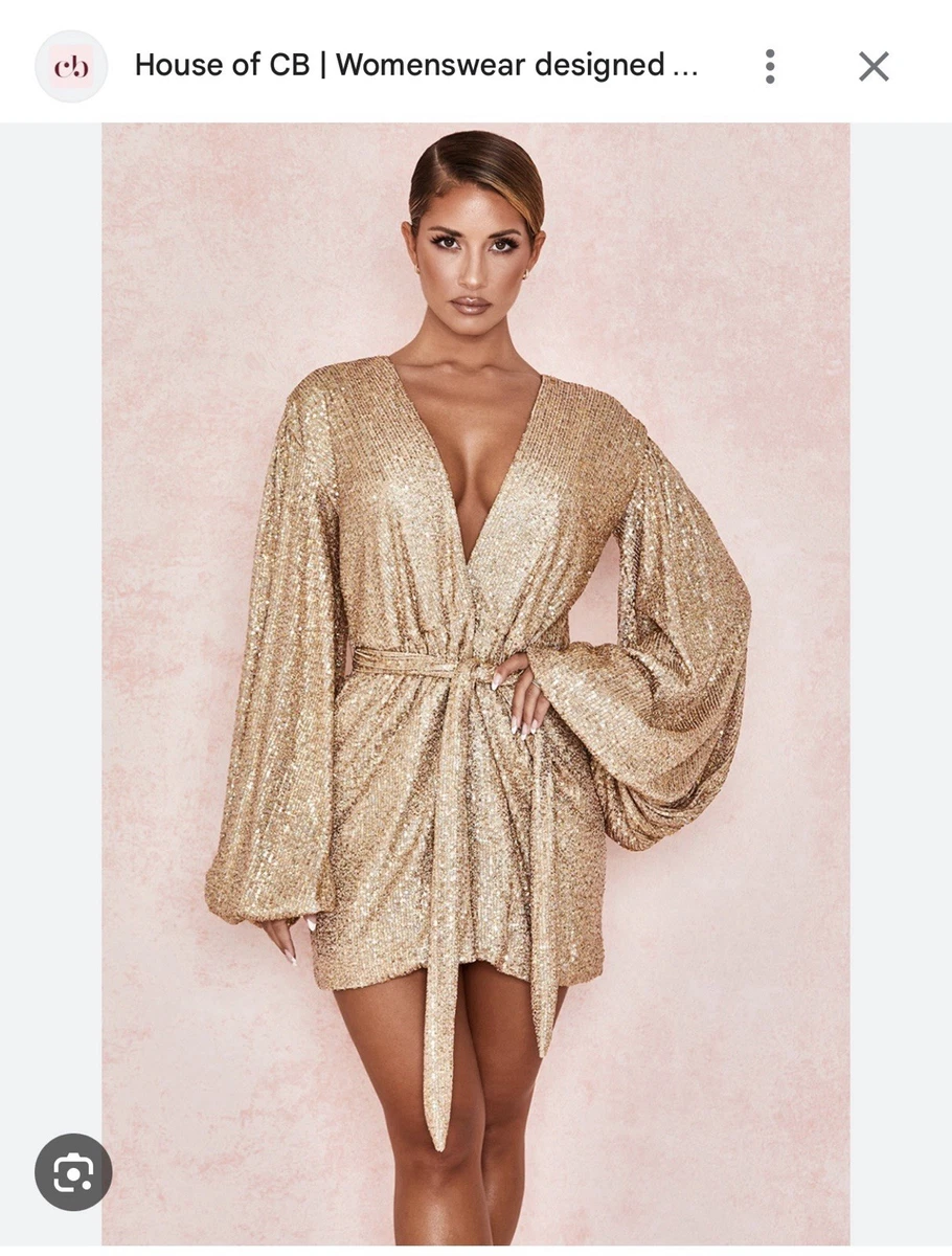 Gold HOUSE OF CB Dresses for Women for sale | eBay UK