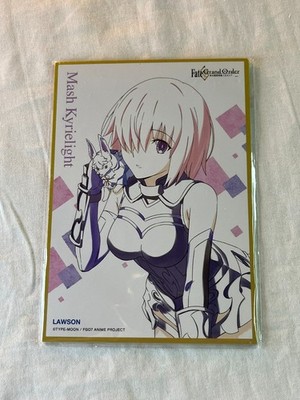 Fate Grand Order FGO Servant Shielder Mash Kyrielight and Fou Shikishi Board