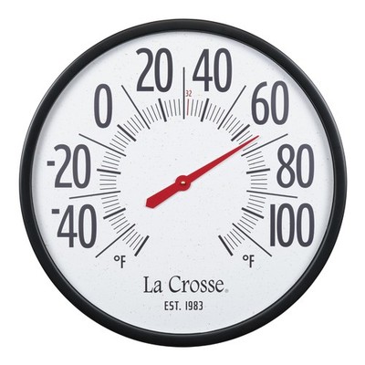 La Crosse Technology La Crosse 104-3056 Emperor Size 22-Inch Analog Dial