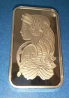 Vintage PAMP SUISSE LADY FORTUNA - .999 Fine Silver - 1/2 Oz. - Art Bar-See Pics