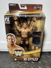 WWE AJ Styles Legends Series 17 Elite Mattel Action Figure WCW TNA