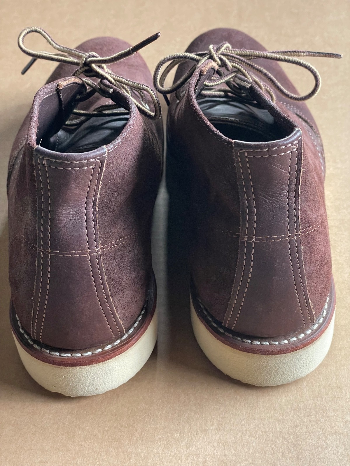 Red Wing Men's Work Chukka Boot Java Brown Suede … - image 4