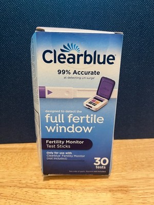 Clearblue Fertility Monitor Test Sticks (1 Box, 30 Tests)