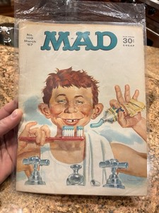 MAD Magazine #109 March 1967 Humor Read Articles Cartoon GOOD CONDITION VINTAGE