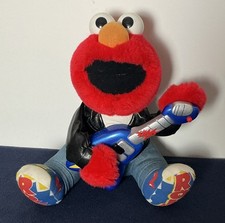 1998 Tyco Rock Roll Elmo Animated Singing Plush Guitar Works Jim Henson 13
