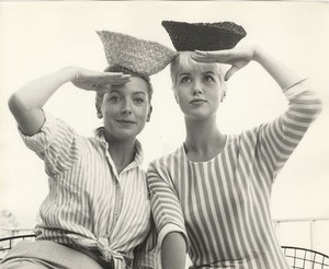 Bonjour Tristesse 1958 Mylene Demongeout Deborah Kerr Original 8x10 Photo on set