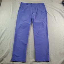 Greyson Montauk Golf Pants Mens 36X32 Purple Performance Stretch