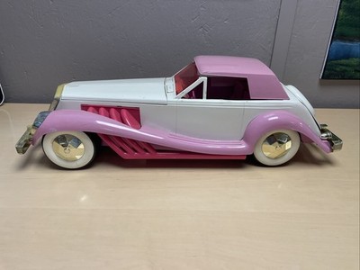 Vintage 1986 Jem Glitter N Gold Rockin  Roadster Hasbro with Working Radio