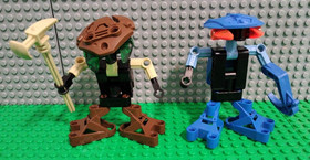 2002 Lego Bionicle BOHROK VA (8550-8555) set of 6 with Krana - Weapons - Poster