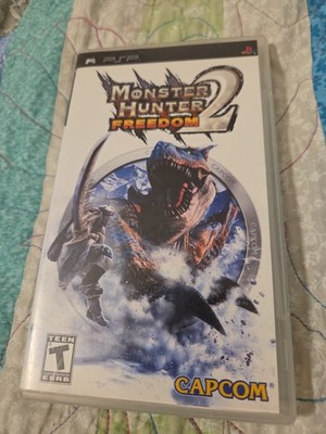 Capcom Monster Hunter Freedom 2 Sony PSP T NTSC-U/C Manual Wi-Fi Compatible