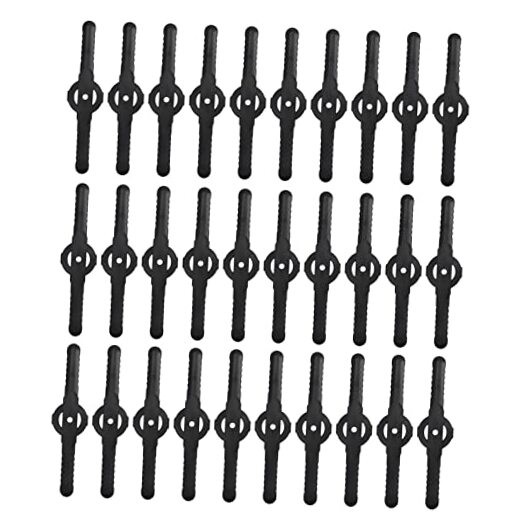  30PCS String Trimmer Blades Replace, Plastic Blades Replacement for Cordless 