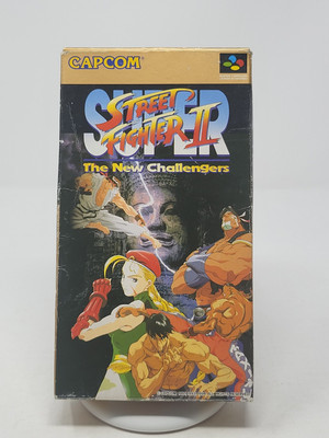 Super Street Fighter 2 II The New Challengers Super Famicom Japan Game, Box Manu