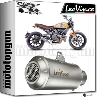LEOVINCE AUSPUFF LV-10 EDELSTAHL DUCATI SCRAMBLER 800 / FULL THROTTLE 2017 17