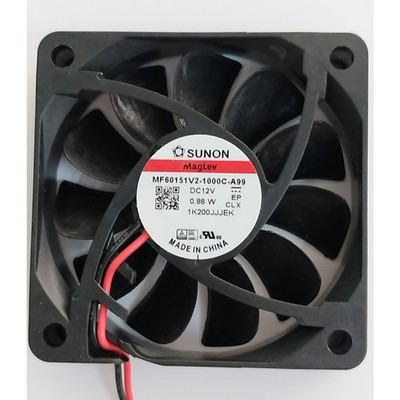 1 PCS New   MF60151V2-1000C-A99 DC12V 0.88W 6cm 2wire cooling fan #zc