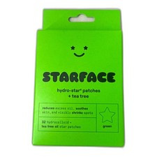 Starface Hydro-Star Tea Tree Green Pimple Patches 32ct Acne Spot 32 Each New