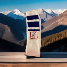 Vintage Mens Tube Socks Extra Long Over The Calf 20  Length