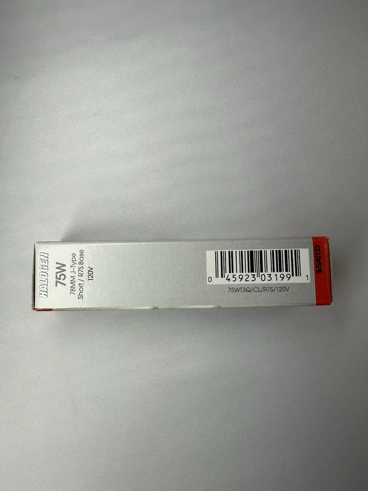 Satco S3199 75WT3Q/CL/R7S/120V 78MM J-Type 120V R7S Base - 10 PACK - Image 4 of 4
