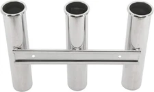 3 Tube Boat Fishing Rod Holder Stainless Steel Rod Rack for Marine Boat Yacht