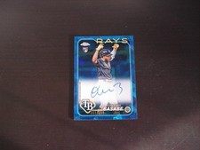 2024 TOPPS CHROME- *ROOKIE* AUTO- OSLEIVIS BASABE- TAMPA BAY RAYS- /199