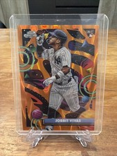 2025 Topps Cosmic Chrome Jorbit Vivas RC Orange Galactic Refractor /25