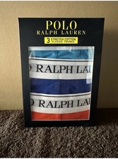 Polo Ralph Lauren Stretch Cotten 3 x Classic Trunks Size Small BNWT rrp £49.00