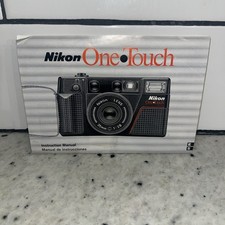 Nikon One Touch - 35mm Point  Shoot Camera - Instruction Manual - Pamphlet