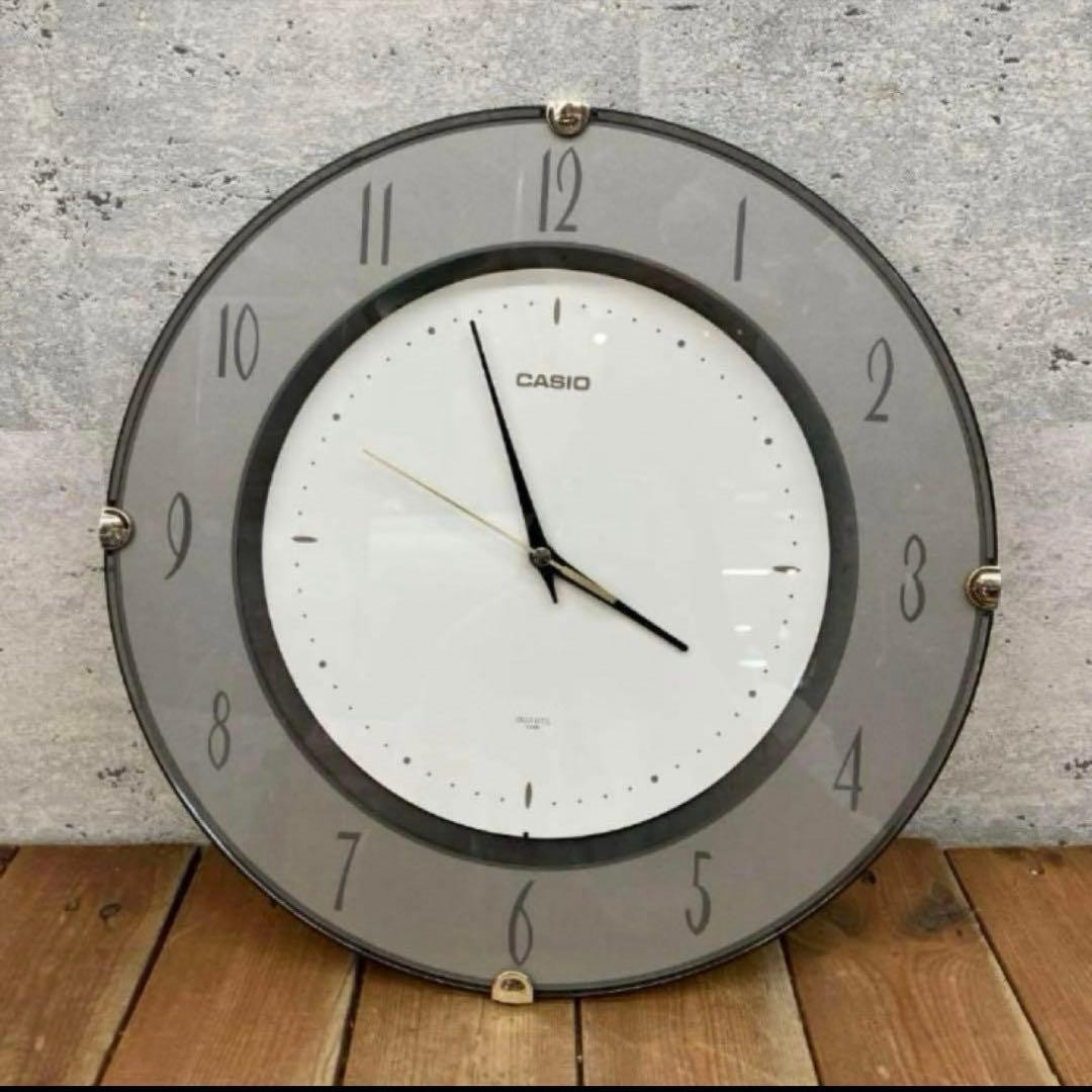 Hand Type Casio Clock Round Quartz Continuous Second Wall - VintageWatches.PK Hand Type Casio Clock Round Quartz Continuous Second Wall - vintagewatches.pk