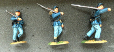 Conte Collectible American Civil War Union Marching Set 2, 3 Figures ACW57125