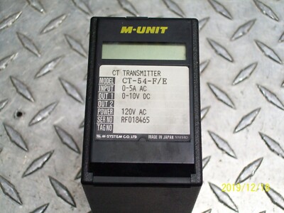 NEW M-SYSTEM CT-54-F/E M-UNIT CT TRANSMITTER 