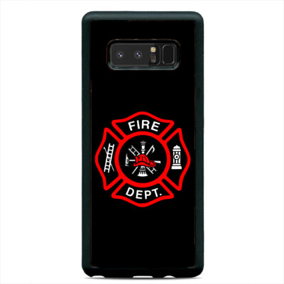 Black Fire Fighter Hero Case Cover Samsung Galaxy S23 S22 Plus Ultra S21+ S20