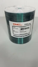 CMC PRO 100-Pack 52× 80-Min Blank CD-Rs – Shiny Silver / Lite-Blue (TY Tech)
