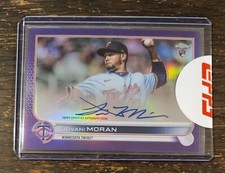 2022 Topps Chrome Jovani Moran RC Auto Purple Refractor #/250 Minnesota Twins