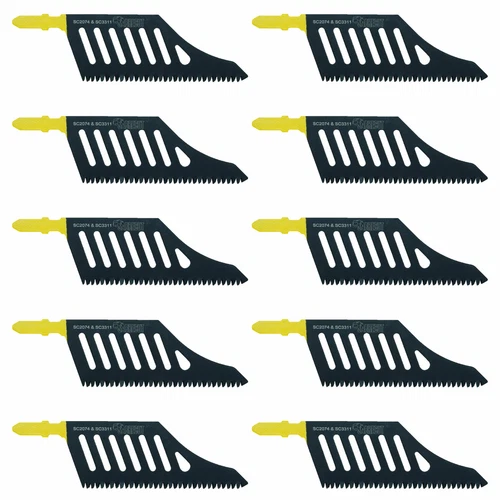 10x Sabrecut Flush Cutting Jigsaw Blade For Bosch Dewalt DT2074 Wood T Shank ...