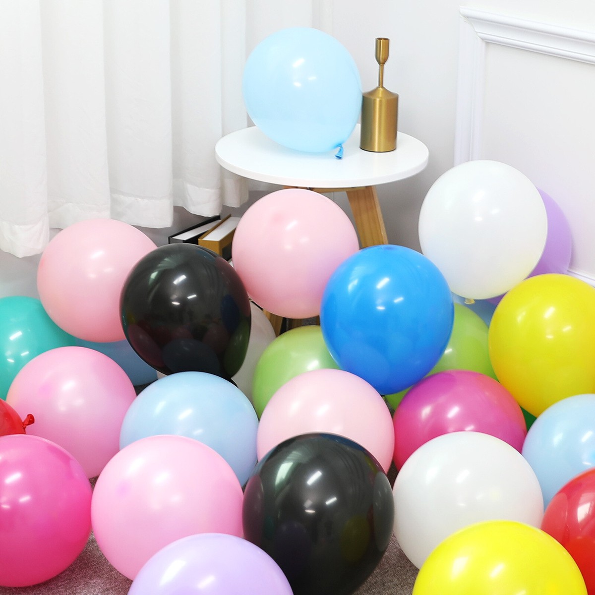 Amscan Pack Of 6 Latex 10th Birthday Balloons - Number 10 Printed With Stars, 10.83 Inches - View #6