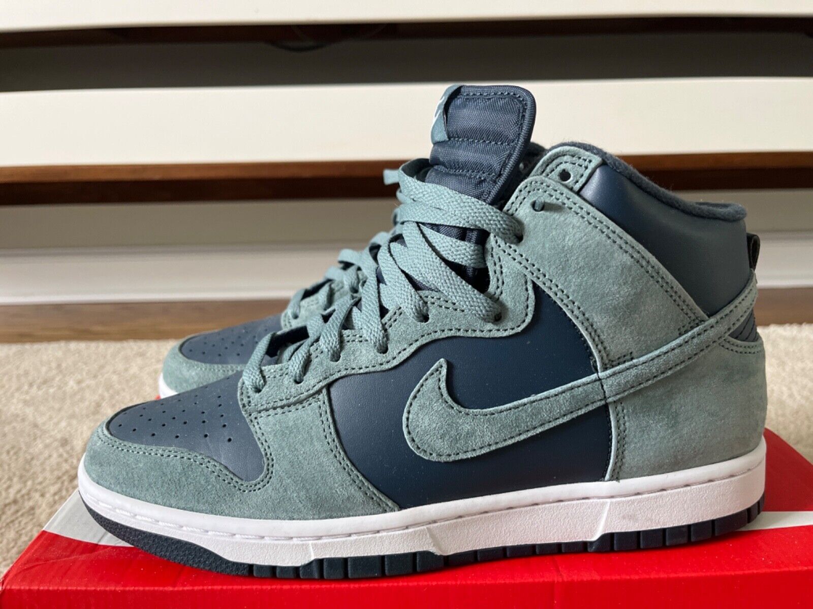 Size 9 - Nike Dunk High Retro Premium Blue