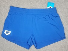 ARENA Brand Team Line SHORTS ACTIVEWEAR BOTTOMS BLUE Womens Small NWT