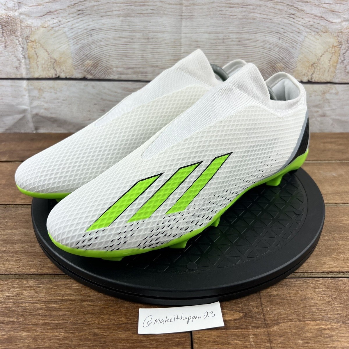 Adidas X Speedportal.3 LL FG Soccer Cleats Green White HP9718 Men