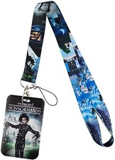 Edward Scissorhands Character Lanyard w/ ID Holder Keychain