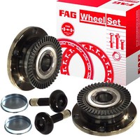 2X FAG 713610700 Radlager Mit Radnabe Hinten FüR Audi A4 B6 B7 Seat Exeo