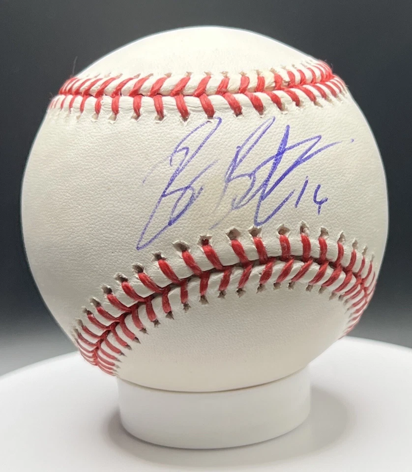 Billy Butler & Blake Wood Autographed New OMLB Kansas City Royals Signed 2014 WS - Imagem 4 de 4